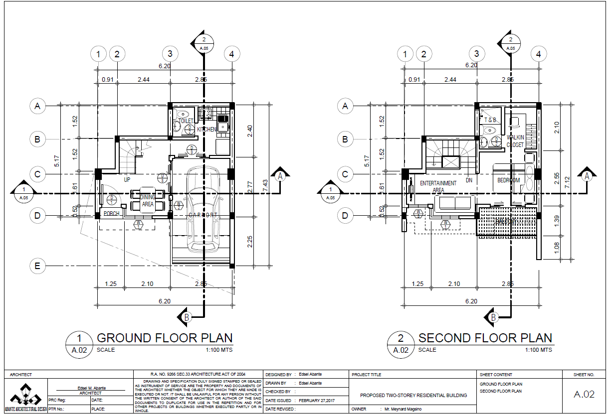 mini house floor plan - Cadbull