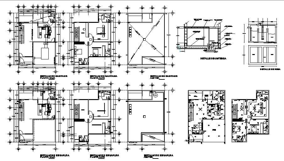 Structural Plan Of Building In DWG File - Cadbull