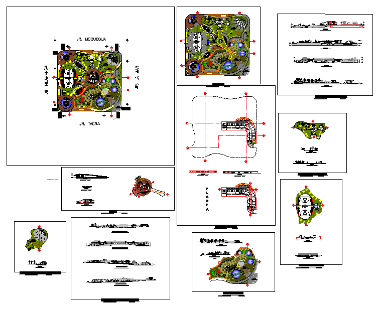 Landscaping Design For Dwg Cad File Cadbull