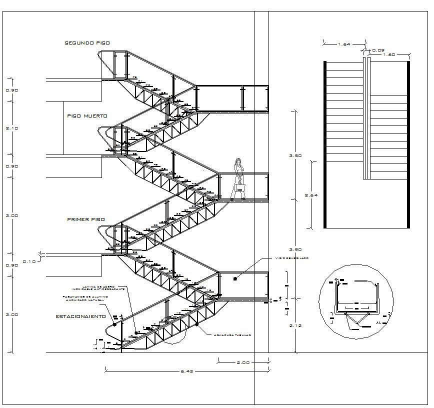 Stair detail - Cadbull