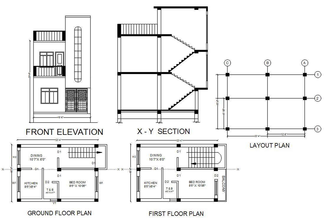 house-layout-plan-and-elevation-design-dwg-file-cadbull-images-and-photos-finder