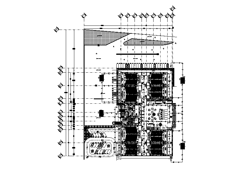 101x145m Gym capilla plan is given in this Autocad drawing file ...