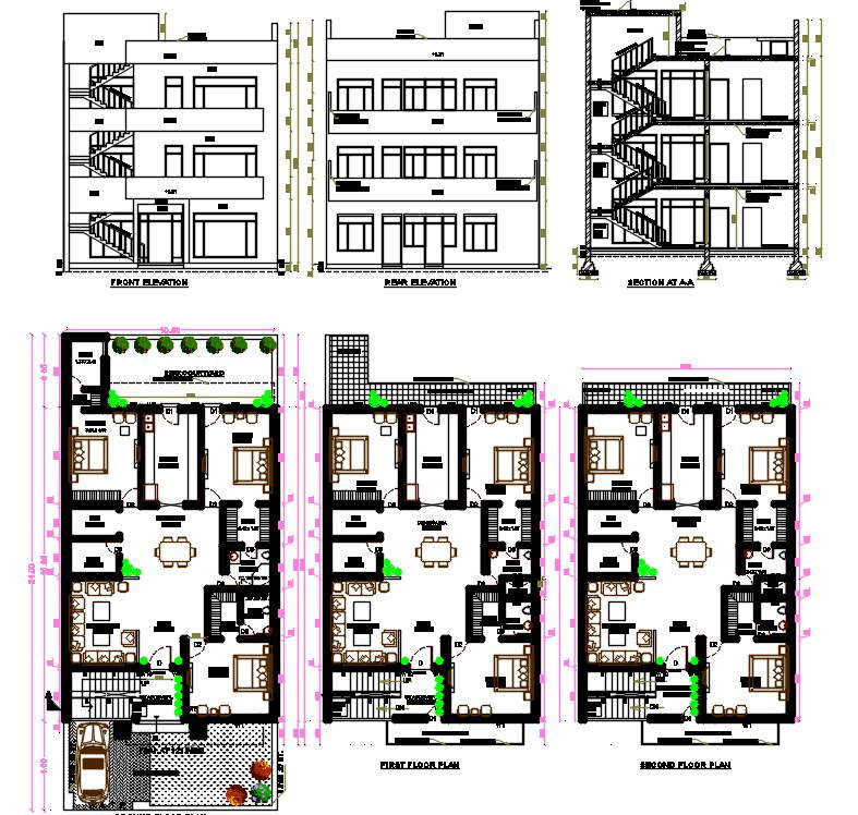 10x24 Backyard House Plans