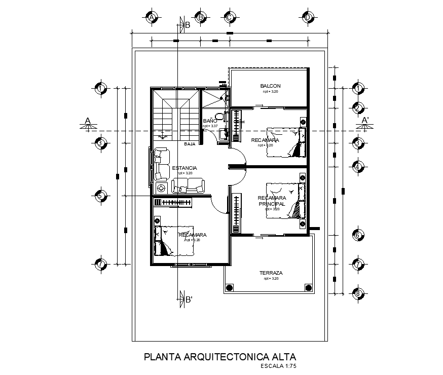 10x12m First Floor House Site Layout Is Given In This Autocad Drawing Modeldownload Now Cadbull