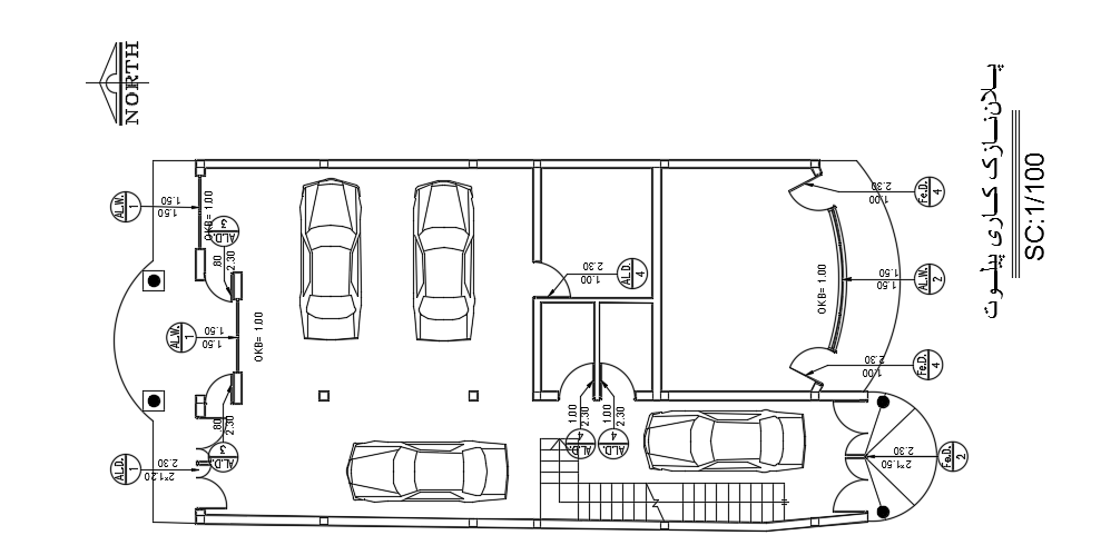 10x15m Three Story Ground Floor House Plan Cad Model Is Given In This File Cadbull