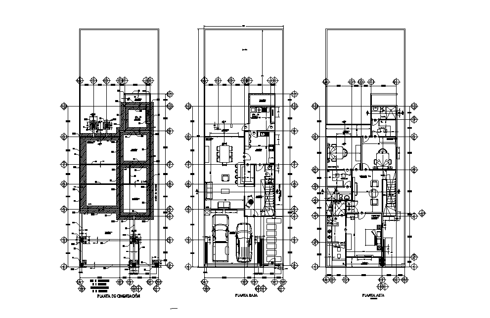 10x20m house plan is given in this 2D Autocad DWG drawing file ...