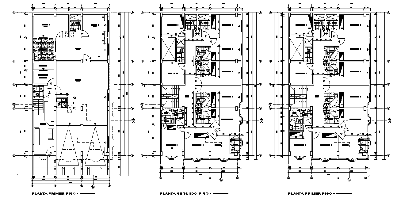 10x21m office plan is given in this Autocad drawing file. Download now ...