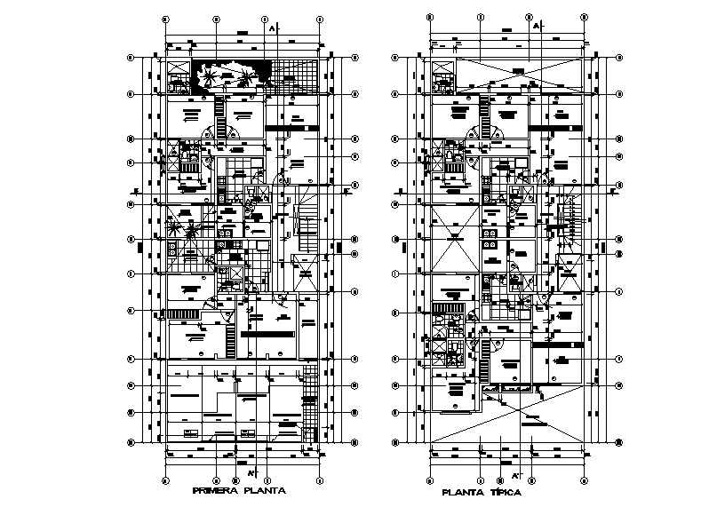 10x25m house plan is given in this Autocad drawing file. Download now ...