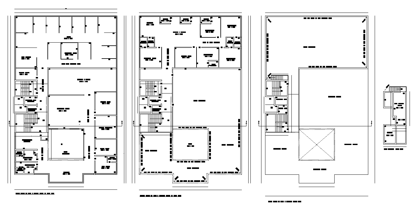 112x182 First And Second Floor Hospital Plan Is Given In This Autocad Drawing Model Download 7291