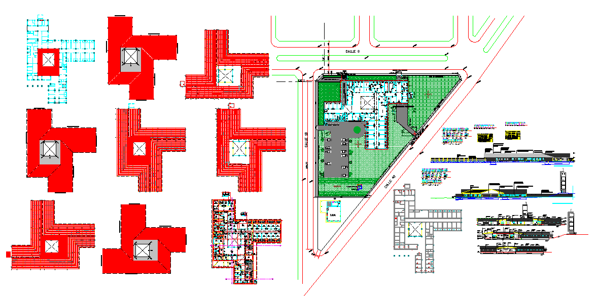 Hospital project design - Cadbull