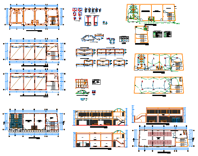 Community Center Design - Cadbull