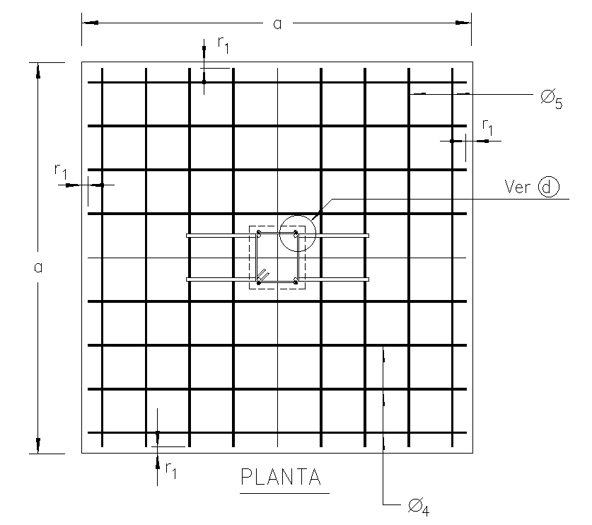 11x14m Villa Plan Of 875x875mm Foundation Plan Is Given In This Autocad Model Download Now