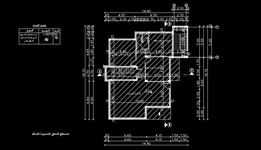 11x16m third floor house plan AutoCAD drawing - Cadbull