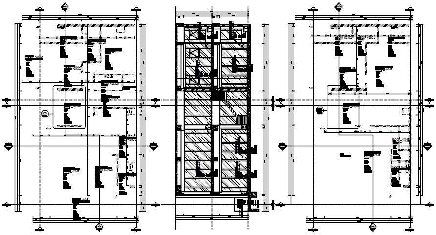 11x19m apartment house plan is given in this Autocad drawing file ...