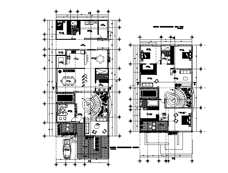 11x25m house plan is given in this Autocad drawing file. Download now ...