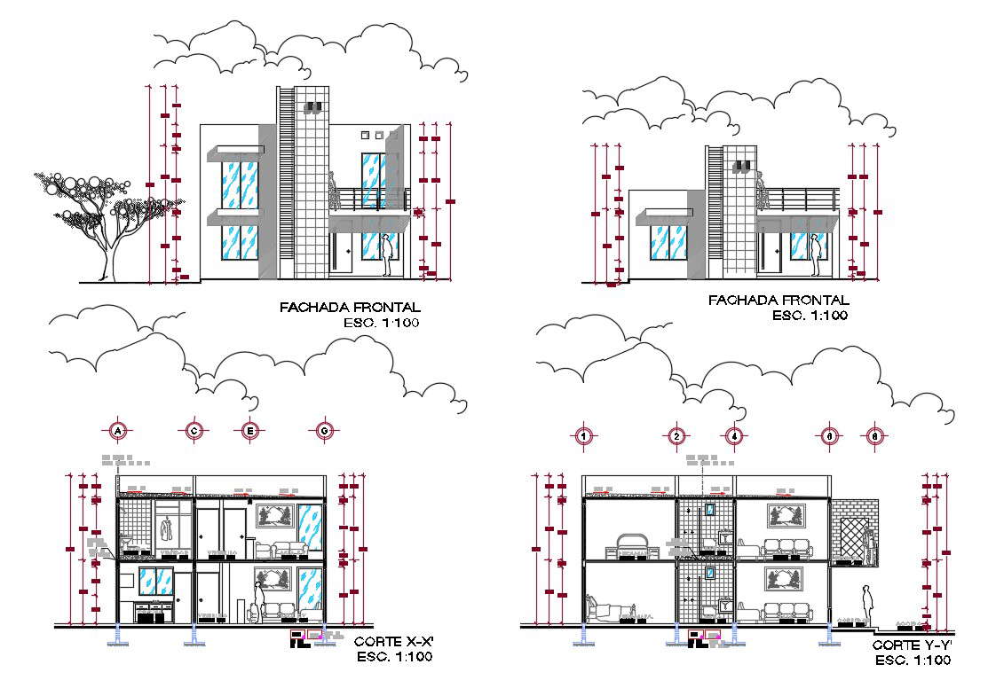 126-square-feet-house-building-sectional-elevation-design-dwg-file