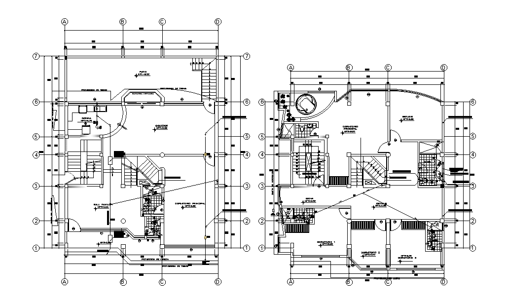 12x15m house plan sanitary pipe lines are given in this Autocad drawing ...