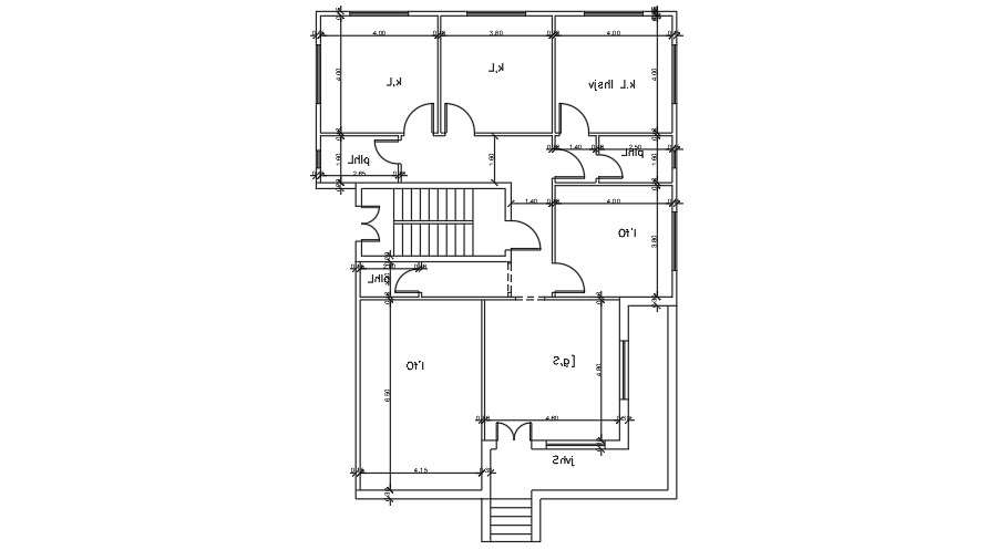 12x18 Meter 4 BHK House Plan AutoCAD File - Cadbull