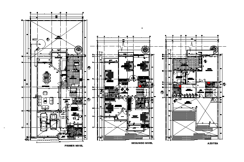 12x28m house plan is given in this Autocad drawing file. Download now ...