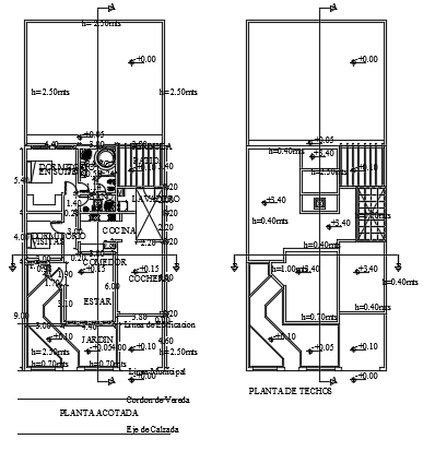 12x30m house plan ground floor AutoCAD model is given - Cadbull