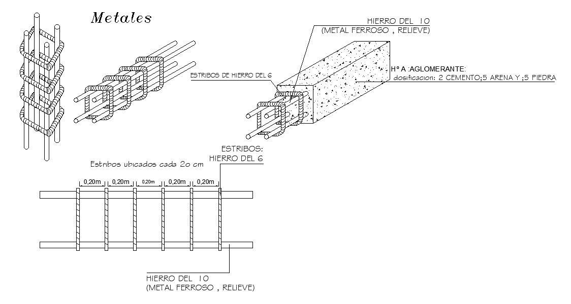 12x9m house building column cum reinforcement construction drawing ...