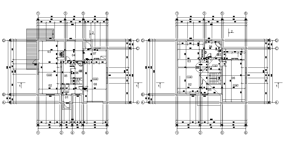 13x13m house plan is given in this Autocad drawing file.Download the ...