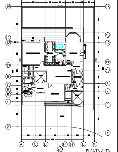 14x18m Architecture First Floor House Plan Cad Drawing Is Given In This File Cadbull