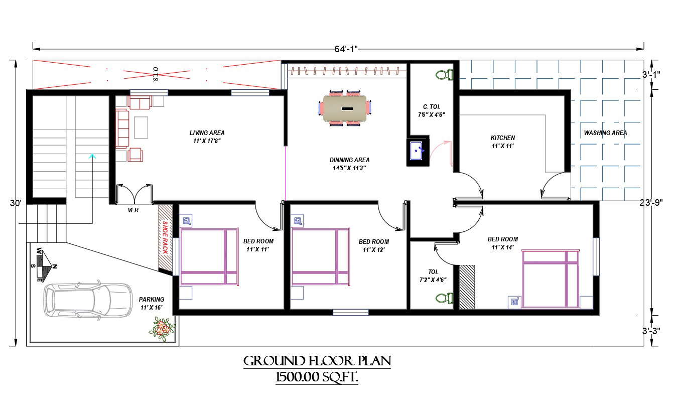 1500-sqft-house-ground-floor-plan-autocad-drawing-download-dwg-file-cadbull