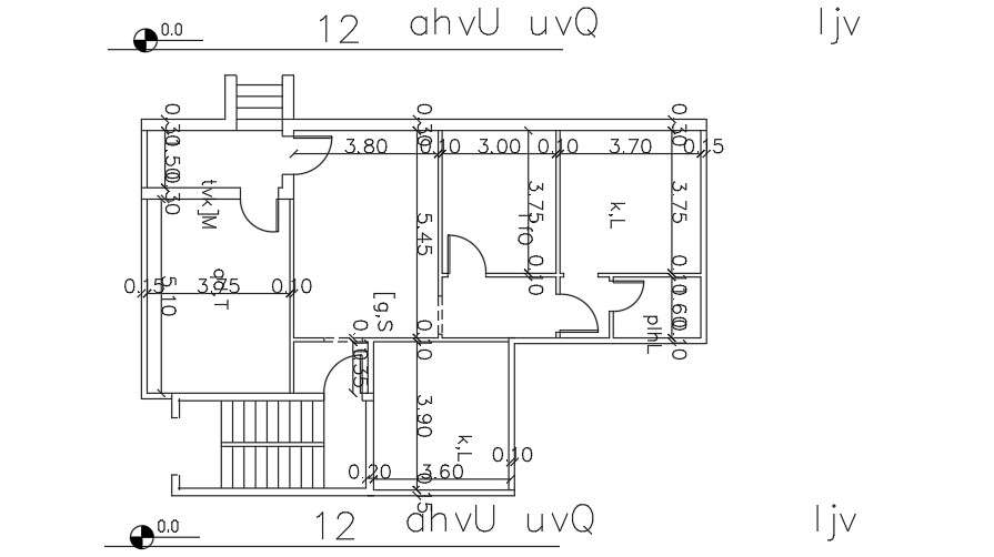 15x10 Meter Ground Floor Plan AutoCAD File - Cadbull