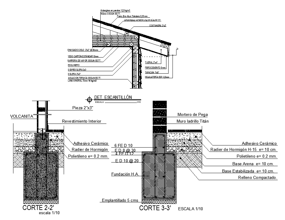 15x10m House Plan Of Column Cum Foundation Is Given In This Autocad Drawing Model Download Now