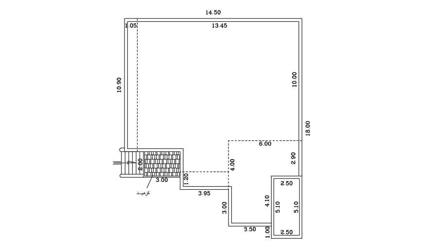 15x18m house plan layout drawing - Cadbull