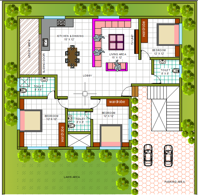 1600-sqft-house-plan-with-car-parking-design-dwg-file-cadbull