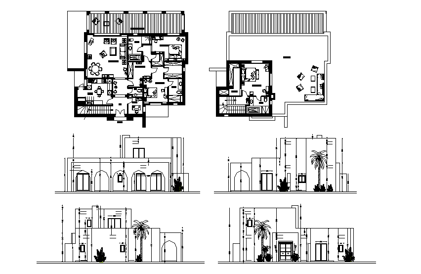 16x13 Meter 3 Bhk Autocad Plan Layout File Cadbull 2410