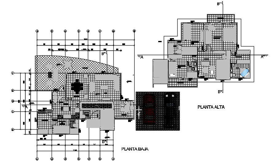 16x9m Ground And First Floor House Plan Is Given In This Autocad Drawing File Download Now Cadbull