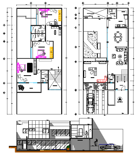 Bio climatic House Design - Cadbull