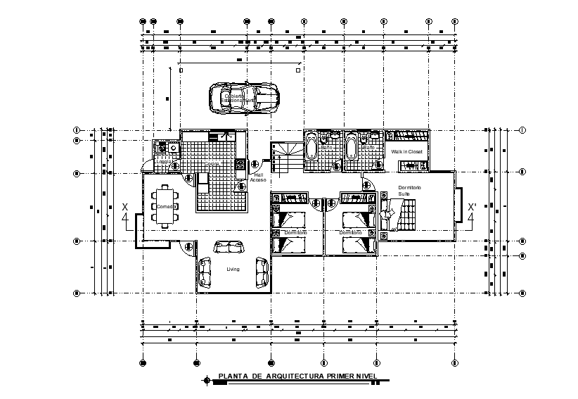 18x10m ground floor house plan is given in this Autocad drawing file ...