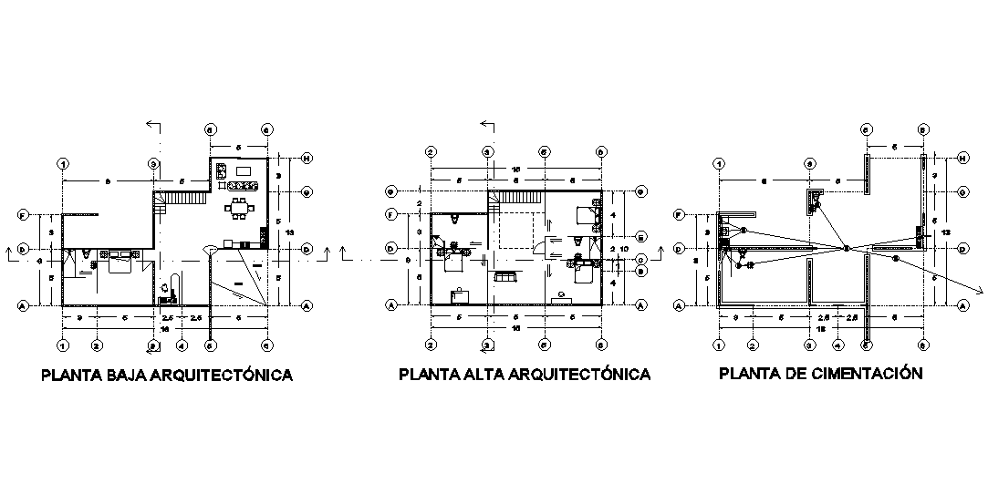 18x13m house plan is given in this Autocad drawing file. Download now ...