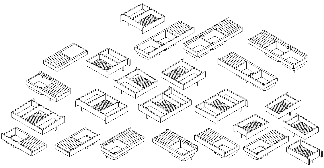 18x13m house plan of water sink detail drawings are given in this ...