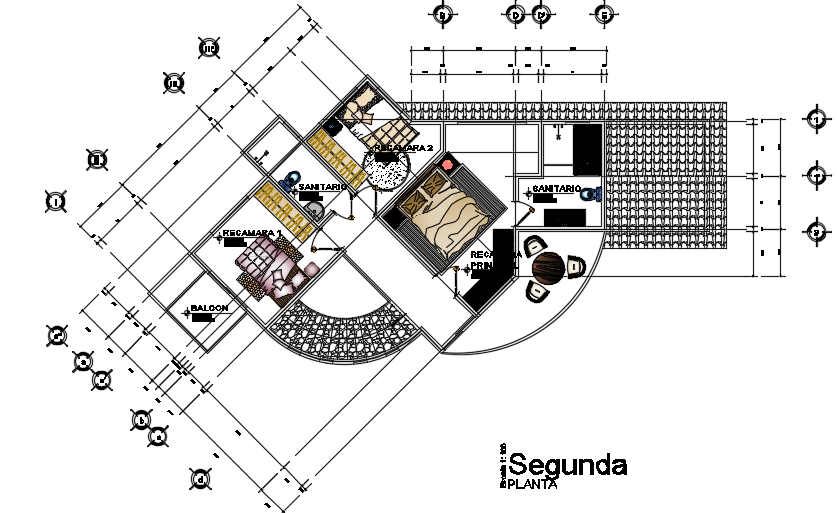 19x10m First Floor House Plan Cad Drawing Cadbull