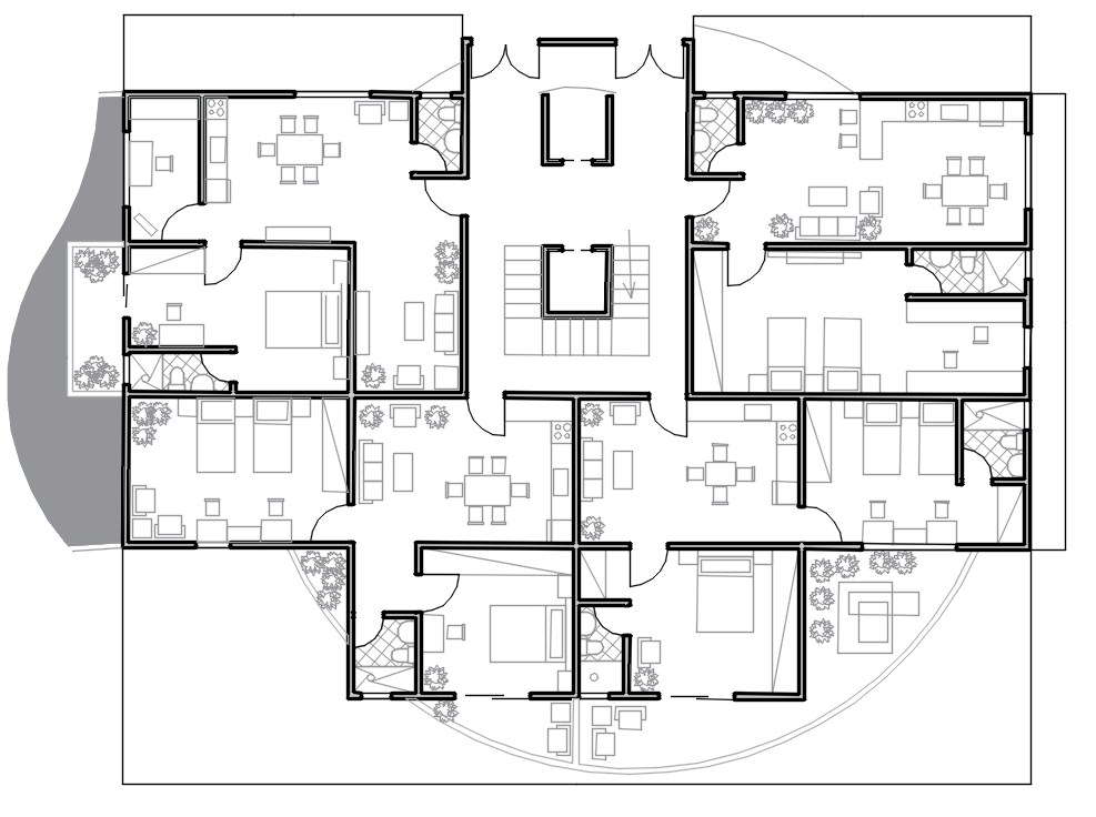 1 Bhk And 2 Bhk House Furniture Layout Plan Autocad Drawing Download Dwg File Cadbull