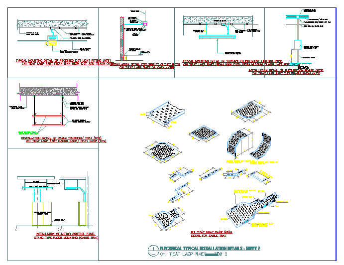 Electrical Typical Installation Detail - Cadbull