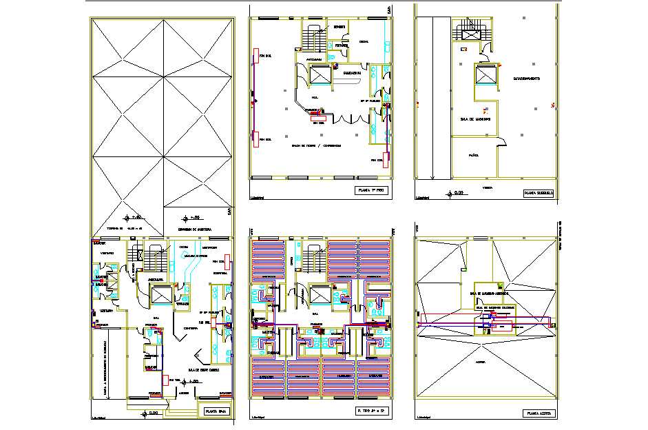 Modern Hotel project plan - Cadbull