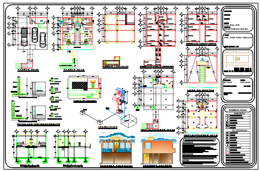 Duplex Apartment Plan - Cadbull