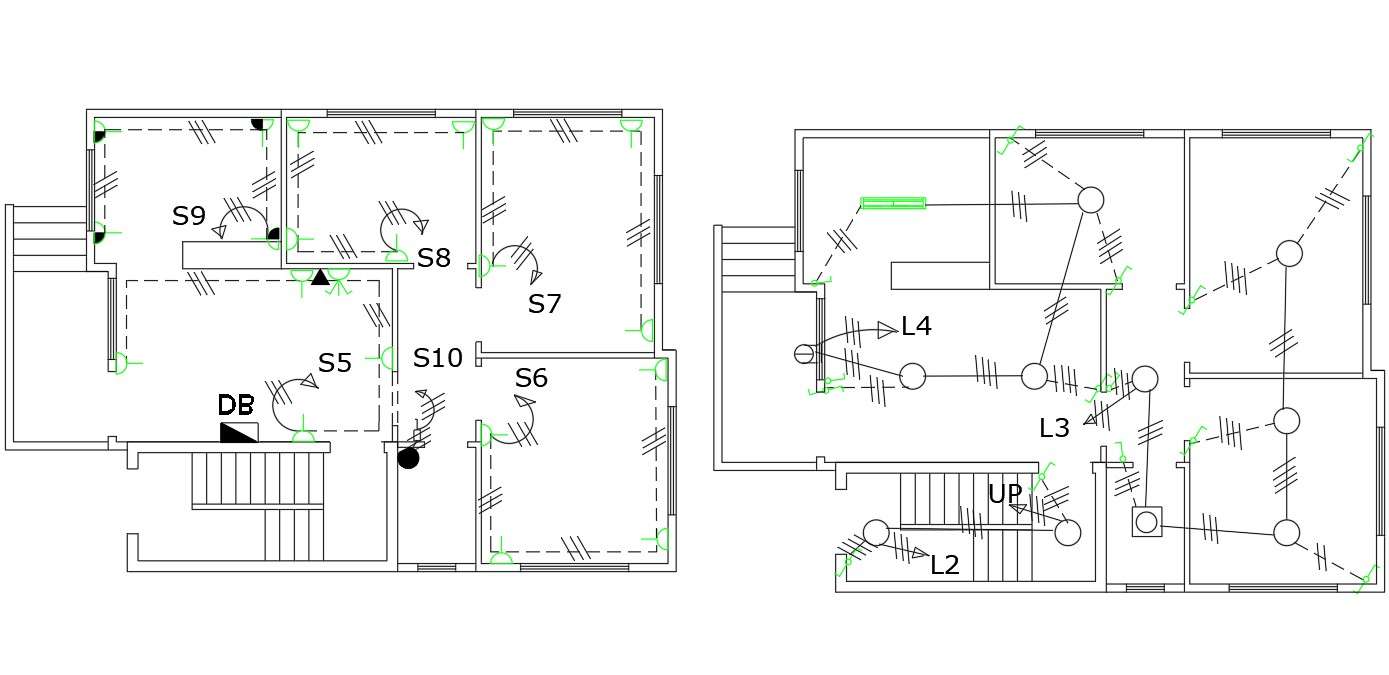 House Electrical Installation [DWG]