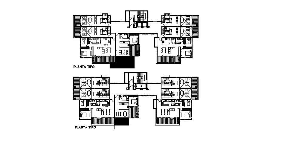  2  Bedroom  Flat Design Plan  In AutoCAD  File Cadbull