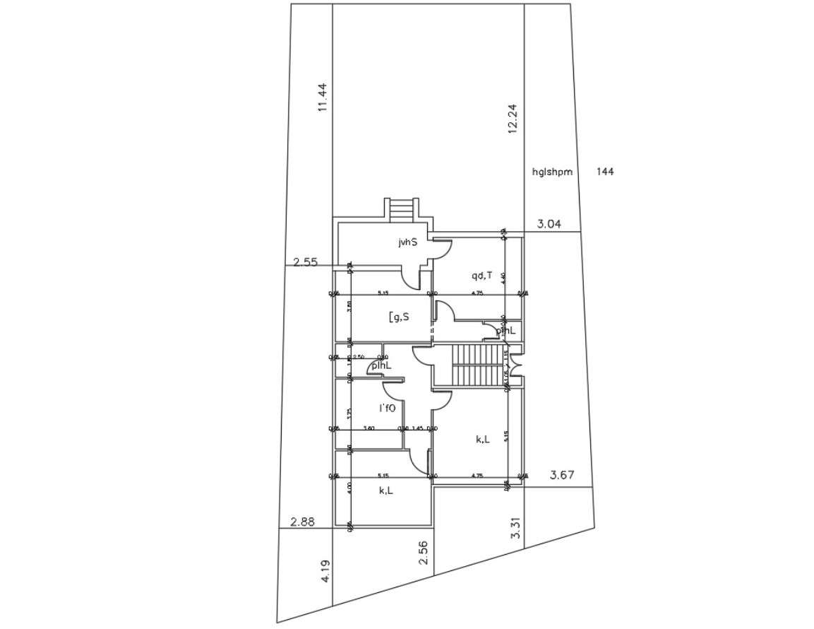 2-bedroom-house-plan-with-dimension-cad-drawing-cadbull