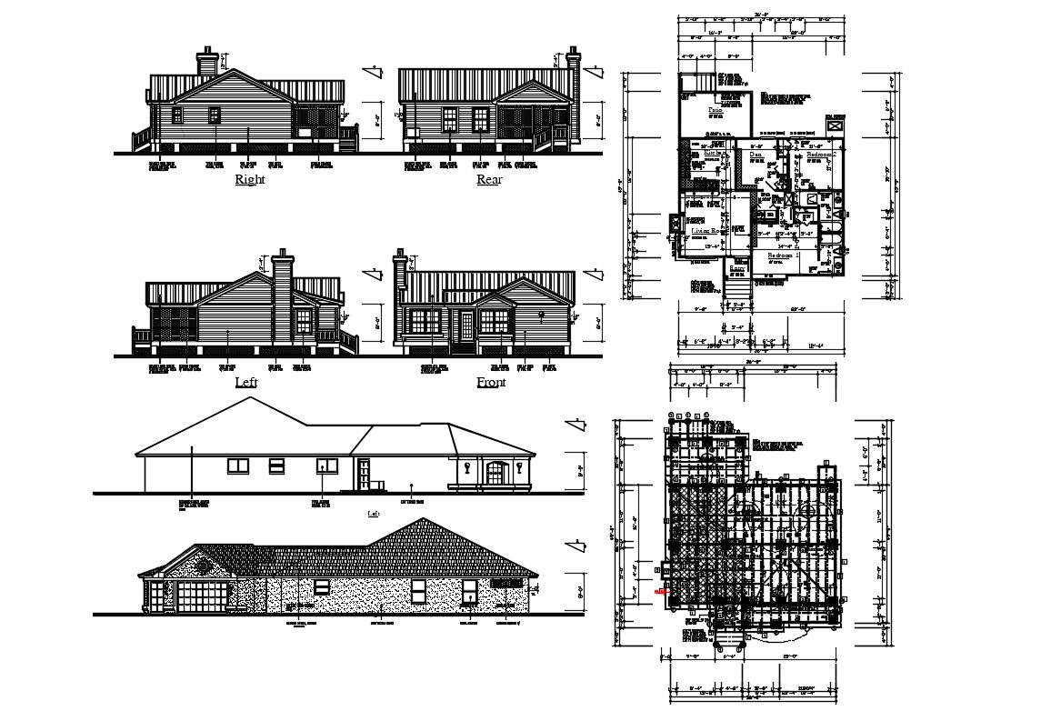 2 Bedroom House Plans Indian Style - Cadbull