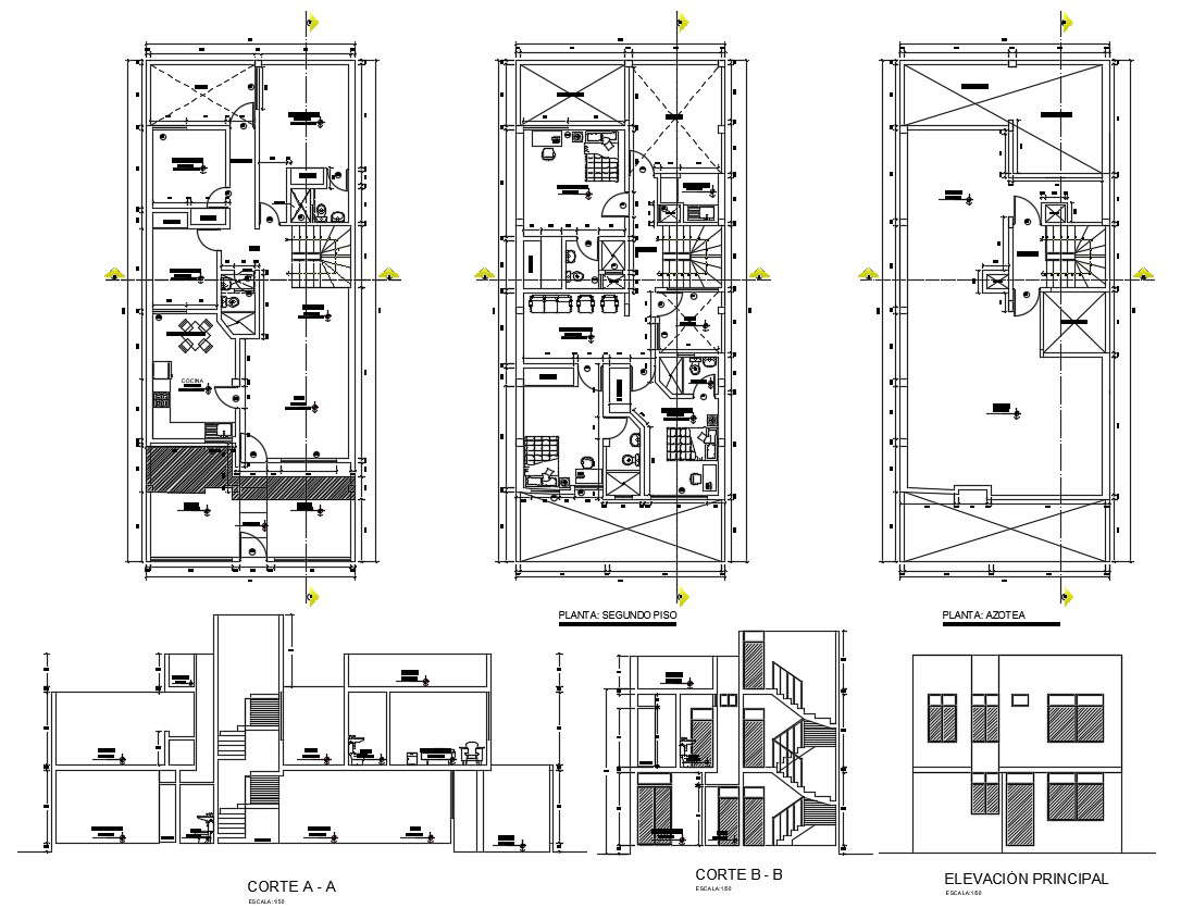 2 Storey House Designs With Balcony - Cadbull