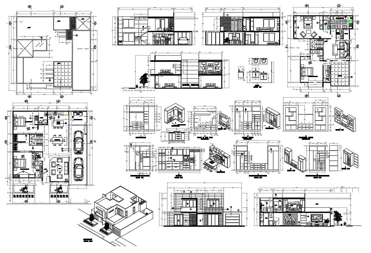 2-storey-house-design-cadbull