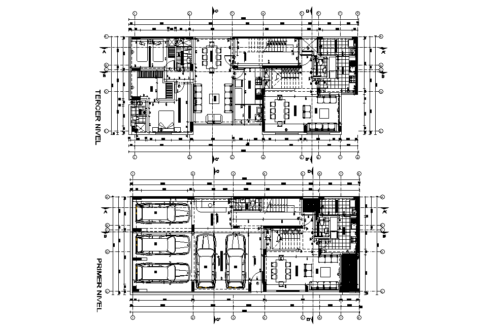 20X9M house plan is given in this 2D AutoCAD DWG drawing file. Download ...